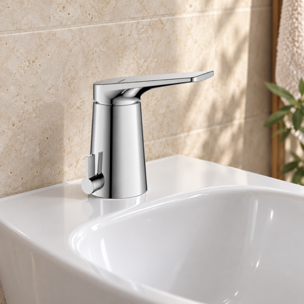 Peirano Wave Cromo — Bidé monocomando — Ambientación